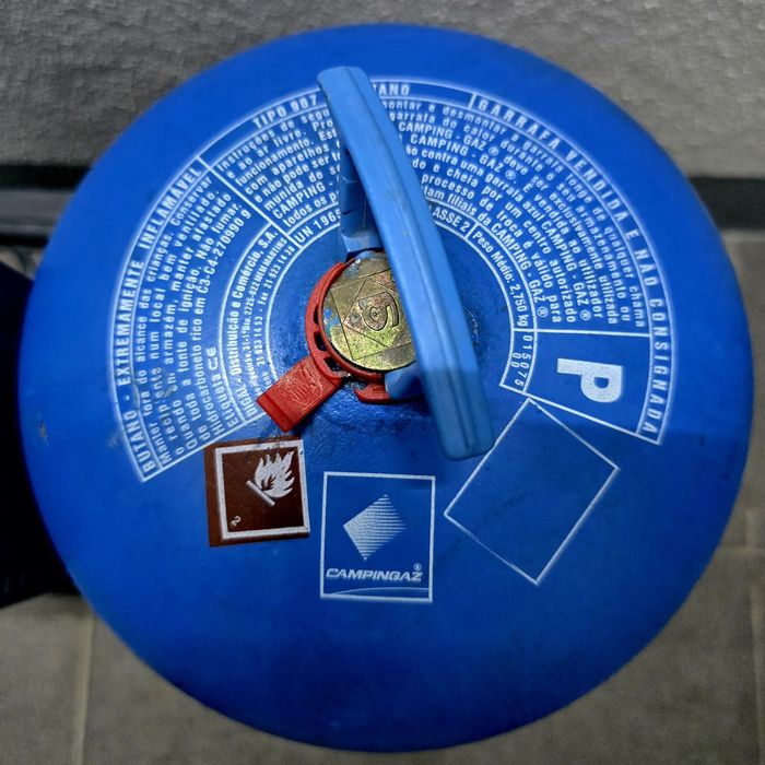 Conjunto fogão gás Campingaz + garrafa com gás