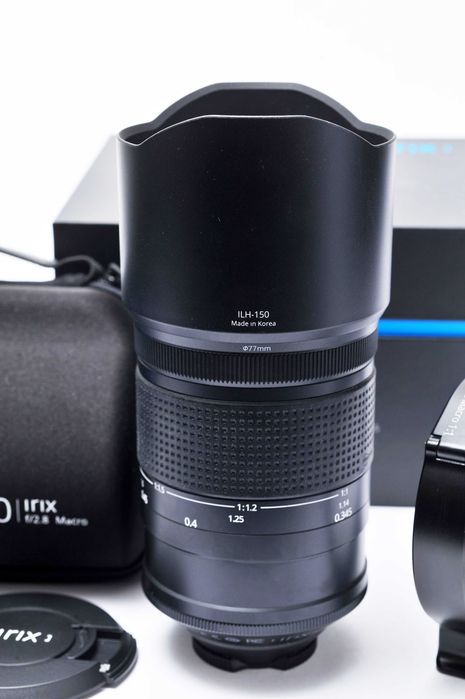 Irix 150mm Macro 2.8 para Nikon F fulframe, funciona em Z (com adaptador)