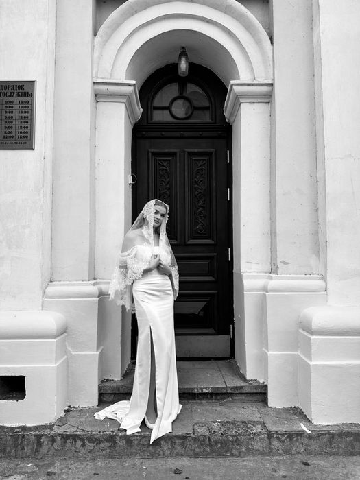 Фата з мереживом