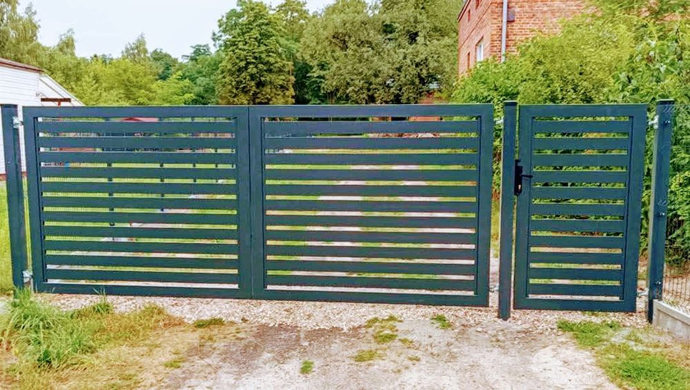 Ogrodzenia panelowe palisadowe betonowe brama furtka grzebieniowe