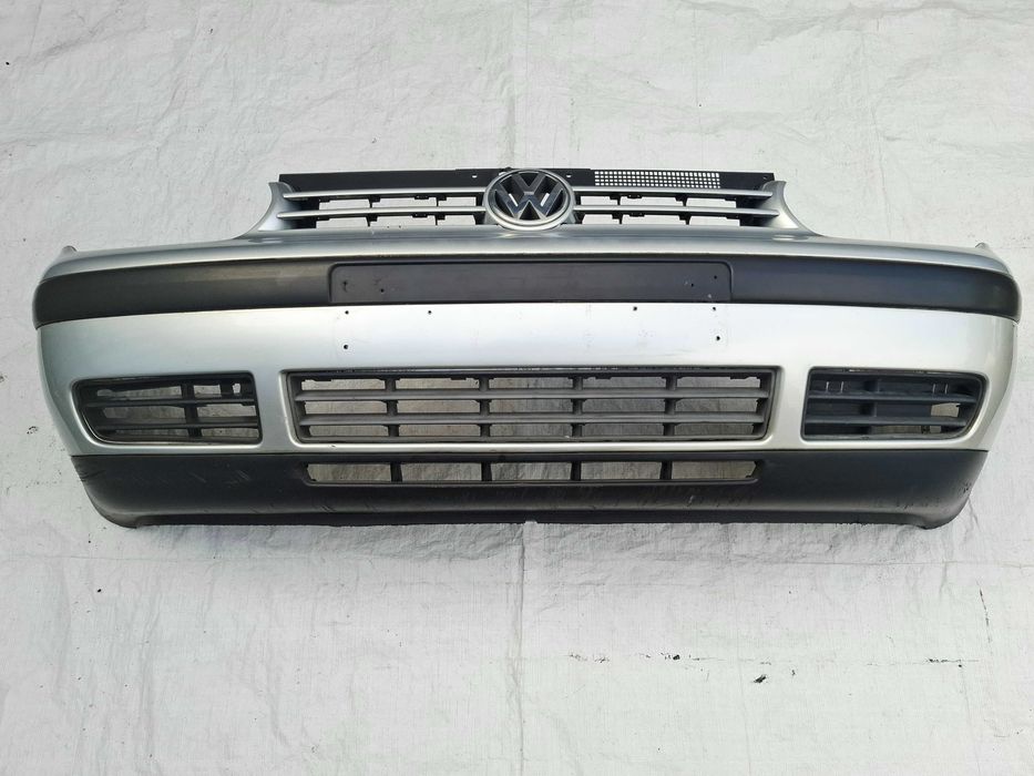 zderzak przód przedni atrapa gril grill przód przednia vw golf iv 4 bora 1j0 1997 - 2006 srebrny la7w