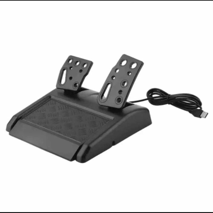 Руль игровой с педалями и коробкой передач для ноутбука пк ps2 ps3 pc usb vibration steering wheel гонки