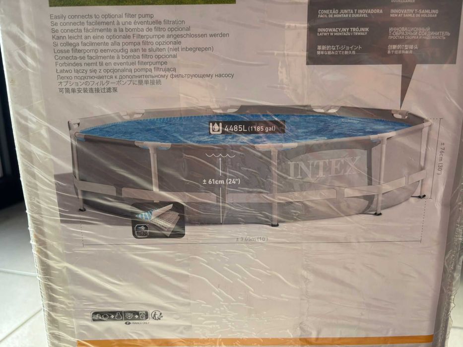 Piscina Intex Prism Frame Premium – 3,10m | 4.485L | NOVA