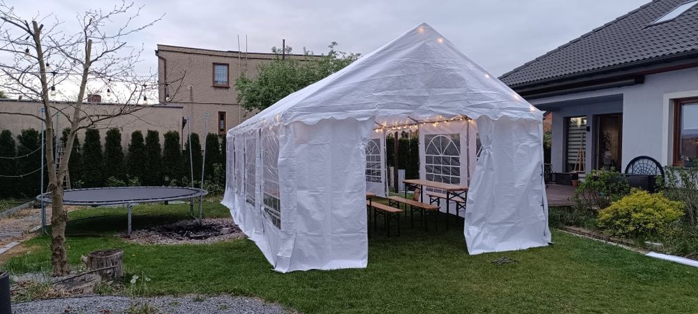 Wynajem namiotu na imprezę, uroczystości  4x8m