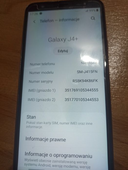 Telefon używany Samsung j4+