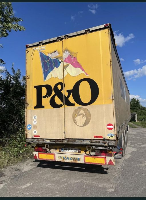 Продам напівпричіп борт- штора KRONE