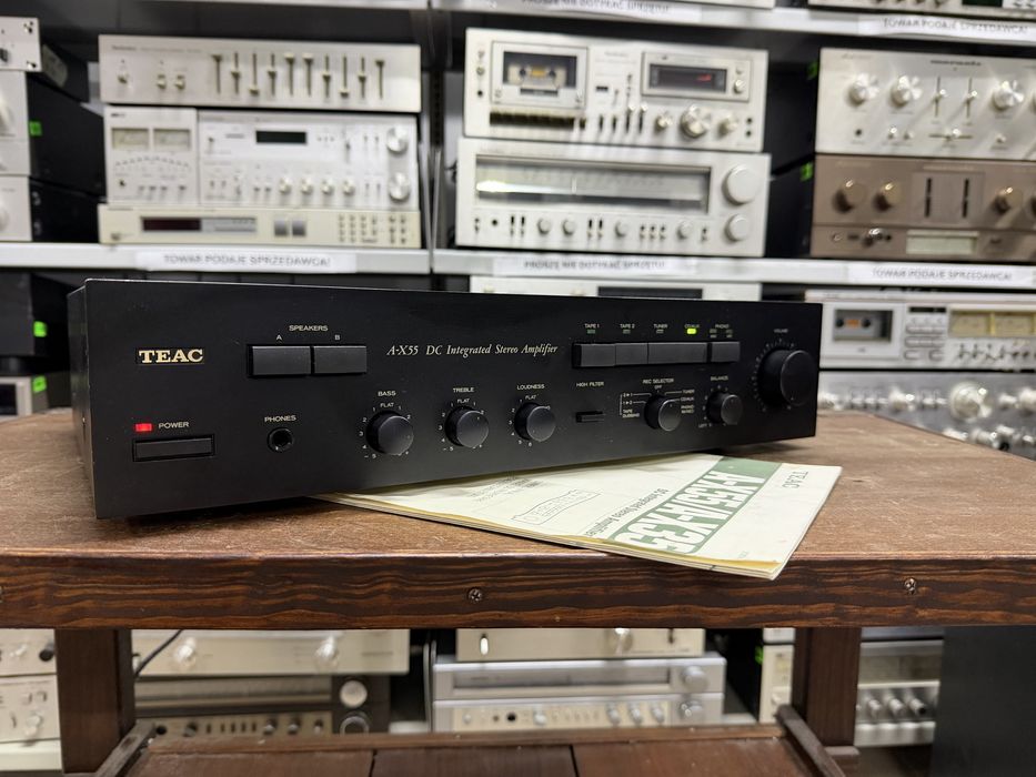 ‼️ Teac A-X55 – Wzmacniacz Stereo Hi-Fi Vintage z Mocnym Analogowym Brzmieniem | Audio Room