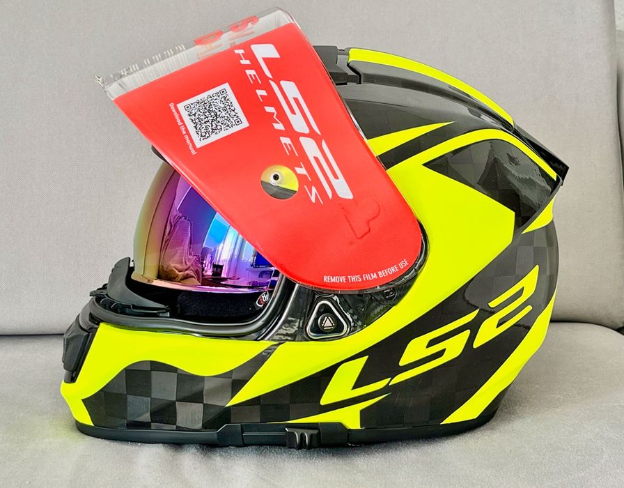 Capacete NOVO Carbono Total Ls2 ff397 Vector (43% DESCONTO) Tamanho S