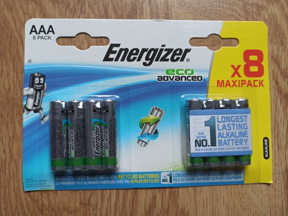 Bateria Energizer AAA Eco Advanced + GRATIS