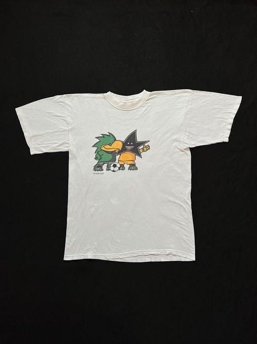 Tshirt Africa Cup Of Nations 1999 Football Vintage Maskotki