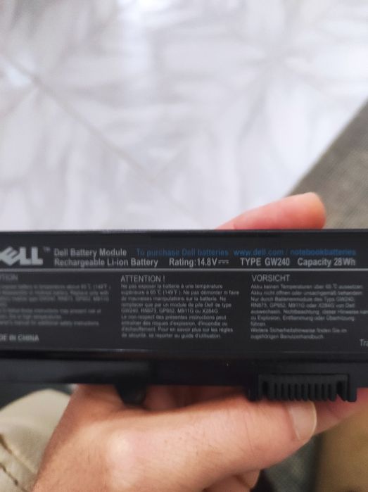 Bateria PC Dell usada