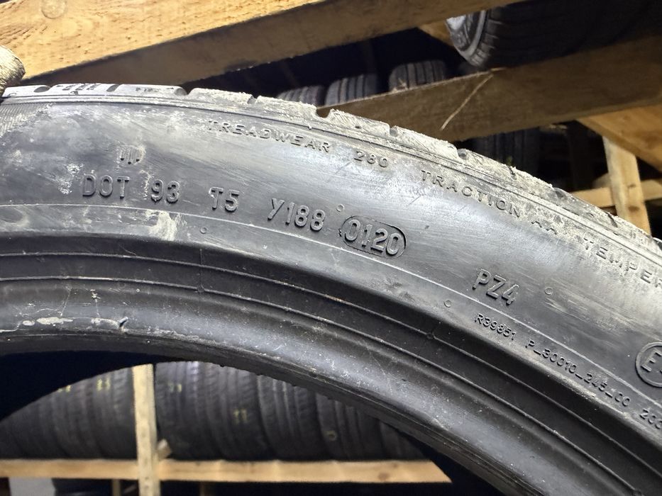 Шини літо 275/40R20 PIRELLI Pzero PZ4 2шт 7мм 20рік