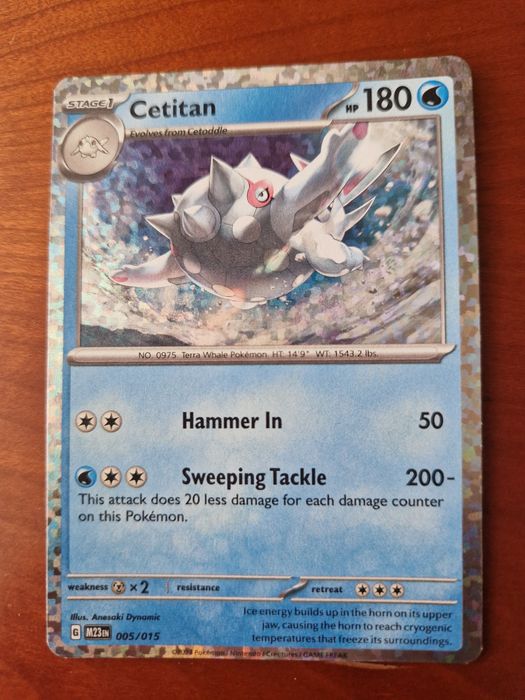 Carta Pokémon "Cetitan"