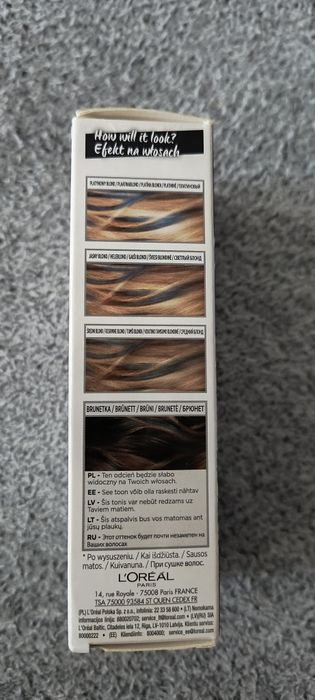 Loreal Paris colorista hair makeup cobalt