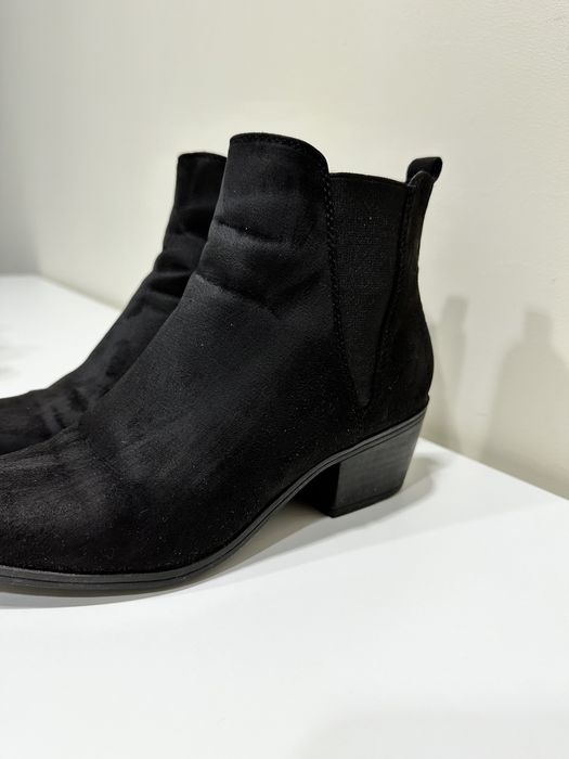 Botas de pele Pretas