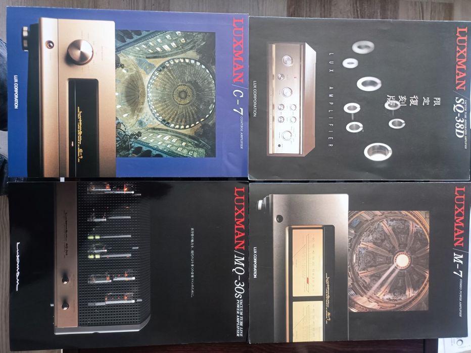 Luxman m7 m7i c7 c7i m10 b10 lampowy C5 C9 d10 signature kable katalog