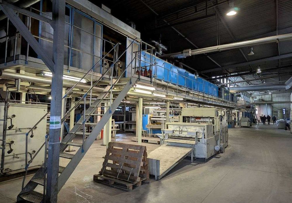 Продається обладання для виробництва шпалер № 12,  Німеччина