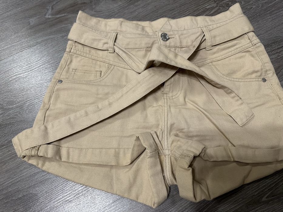 Шорти жіночі джинсові бежеві