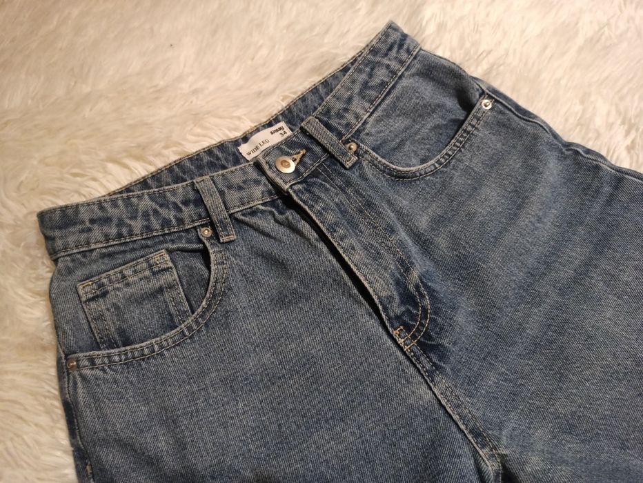 Jeansy Sinsay Wide Leg 34 jak nowe