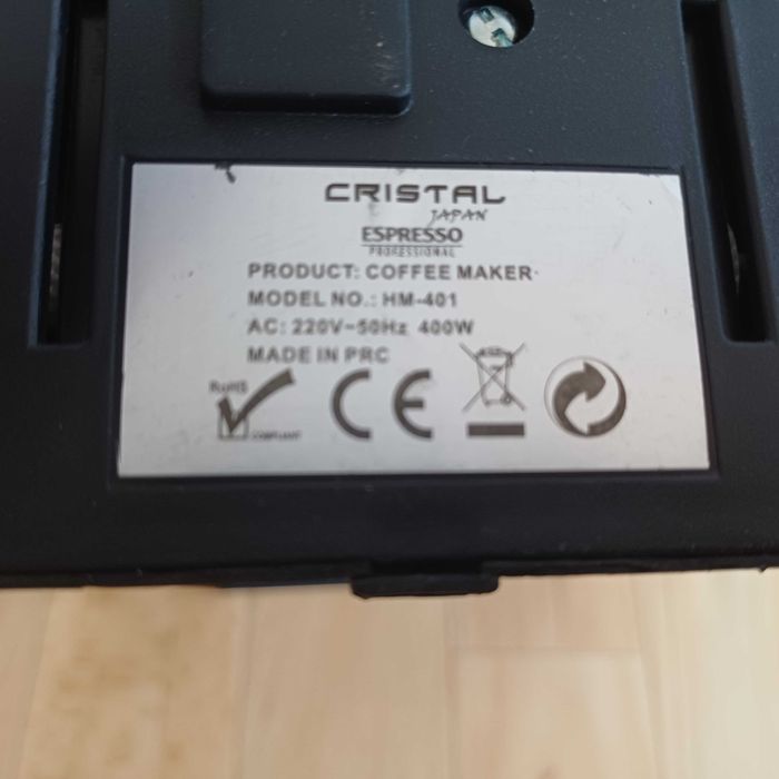 Ekspres do kawy - Coffee Maker - Cristal Japan HM-401