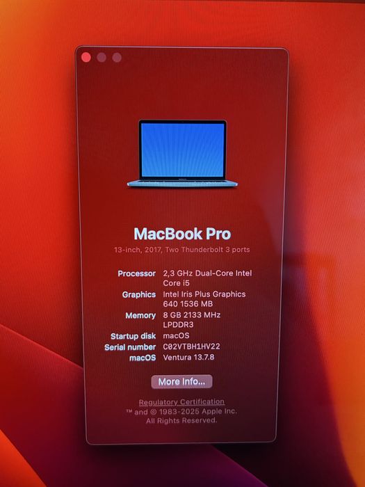 Macbook Pro 2017 em bom estado!