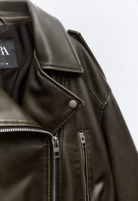 Куртка косуха оверсайз Zara