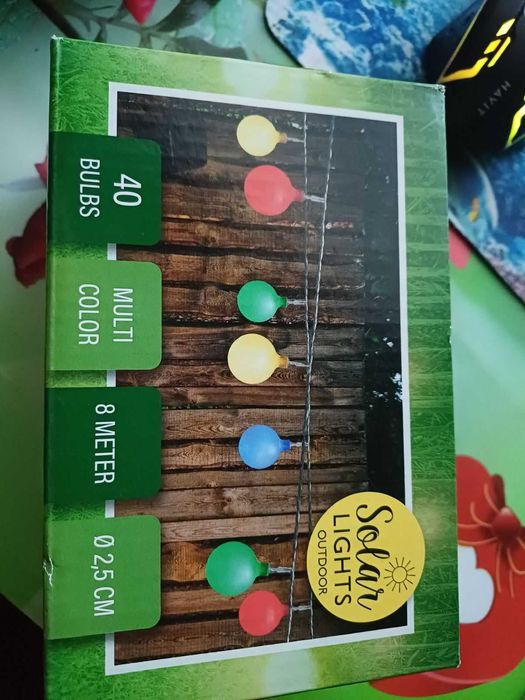 Гирлянда на солнечных батарейках