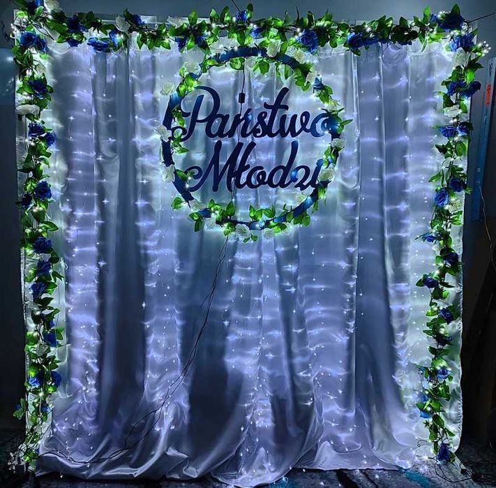 Ścianka na przyjęcie weselne