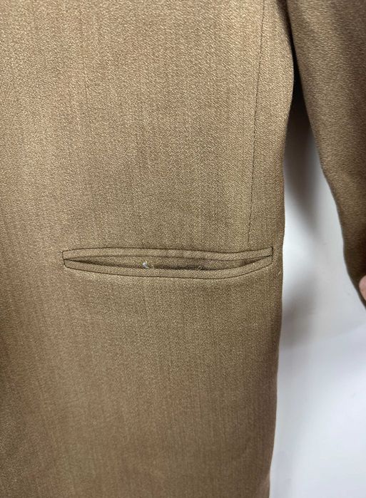 Płaszcz wełniany brytyjski styl country długi elegancki unisex r. M/L