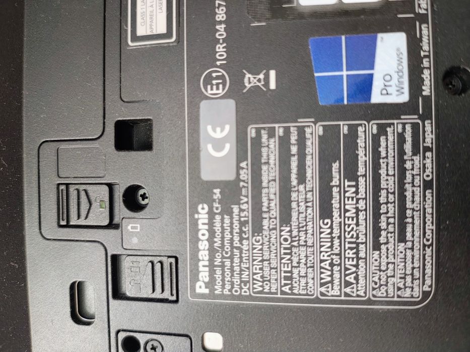 Захищений ноутбук Panasonic CF-54