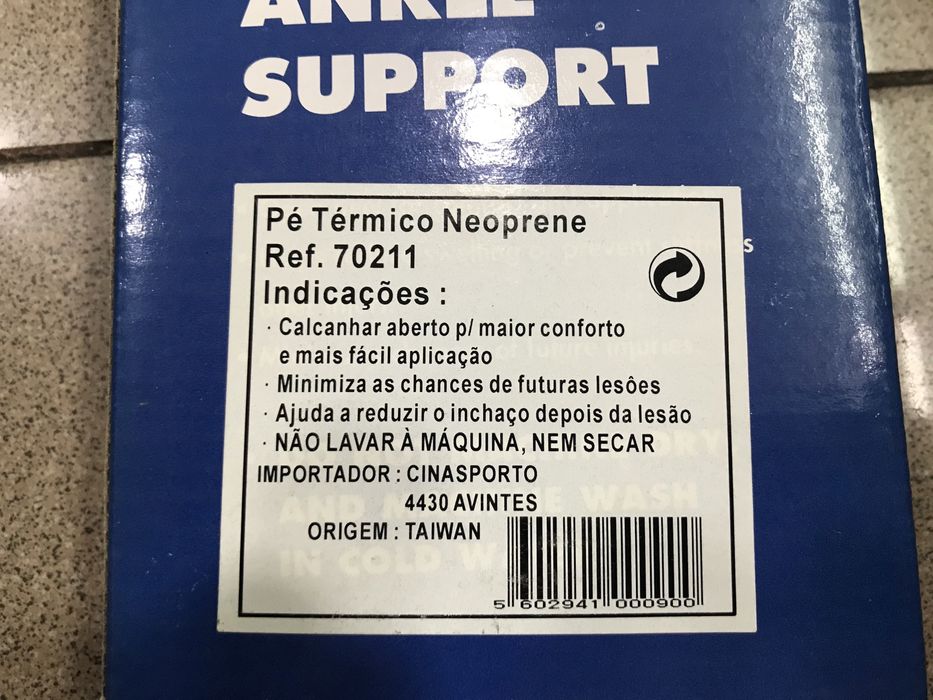 Pés Elásticos Térmicos (Novos em Caixa)