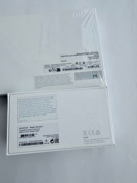 Комплект Apple Magic Keyboard A1843 / Apple Magic Mouse 2 A1657 у дуже гарному стані