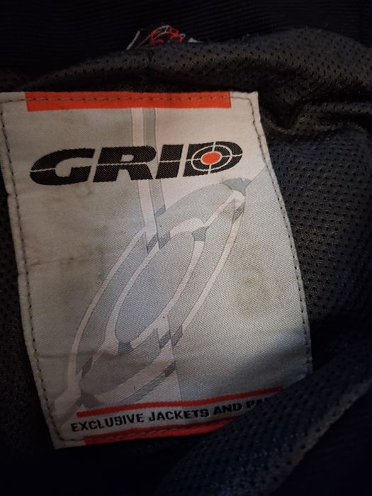 Мотоштани шкіряні чоловічі Grid розмір XXL