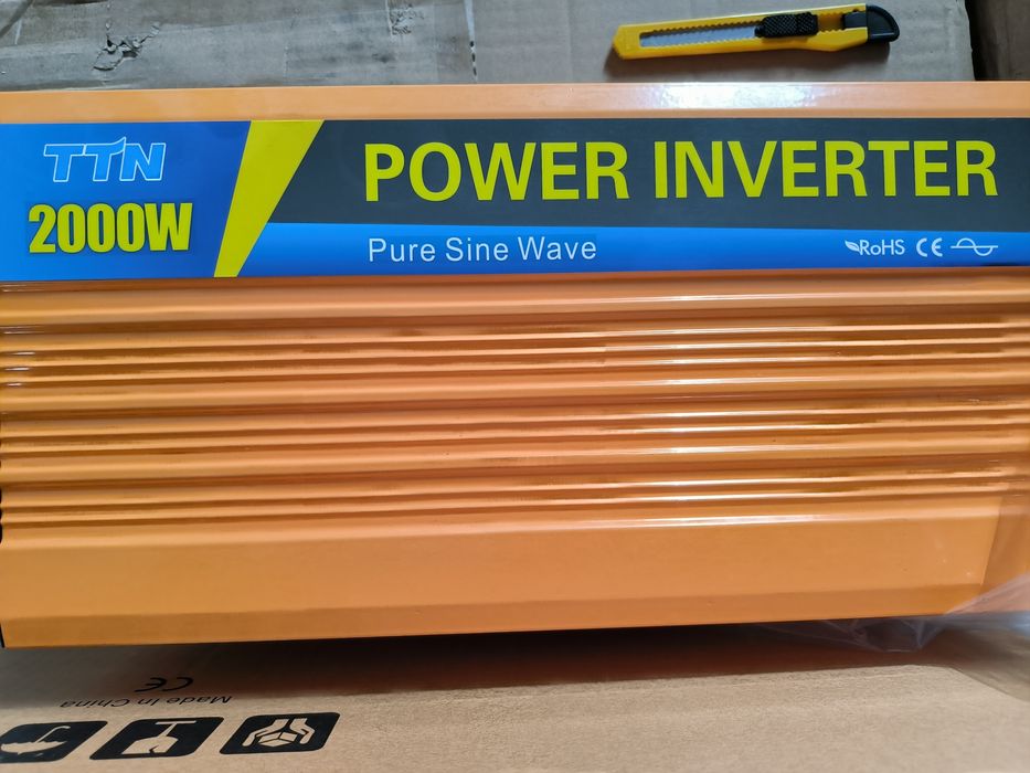 Инвертор чистый синус 12B-220B , 2000w, 1000w, 600w