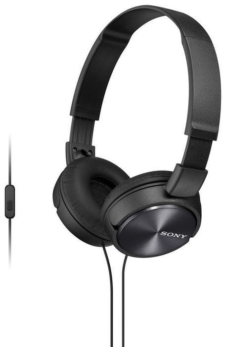 słuchawki nauszne sony mdr-zx310ap czarny przewodowe sprzęt audio