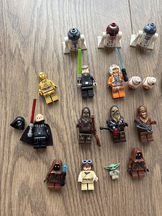 Lote de mini figuras lego star wars