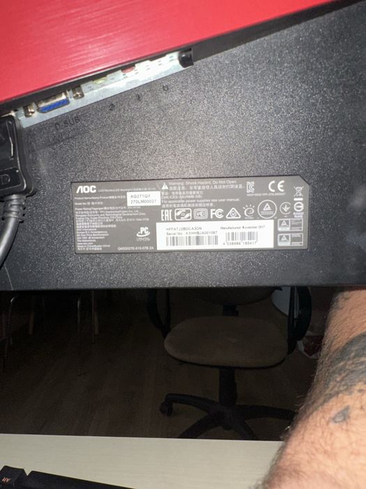 Ігровий монітор AOC AGON AG271QX