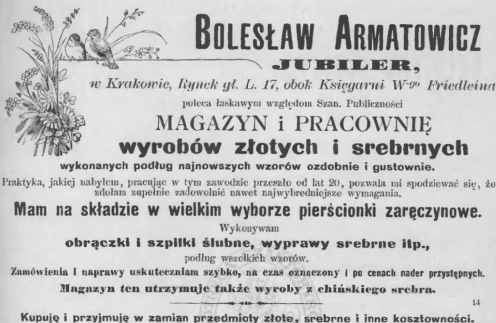 Przedwojenne srebrne łyżeczki do herbaty Bolesław Armatowicz Kraków