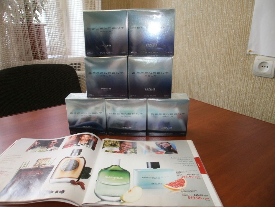 Туалетна чоловiча  вода Ascendant Aqua Eclat Homme SportOriflame Орифл