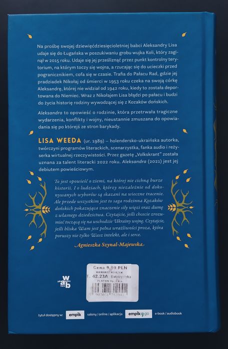 Książka " Ukraińska saga rodzinna"