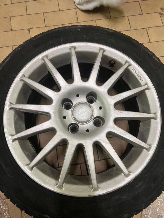Jantes Alessio 15” 4x100 c/ Pneus 195/50 R15