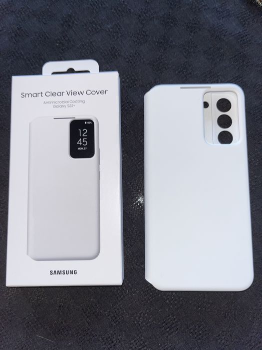 Futerał pokrowiec case Samsung S22+ smart clear view Cover