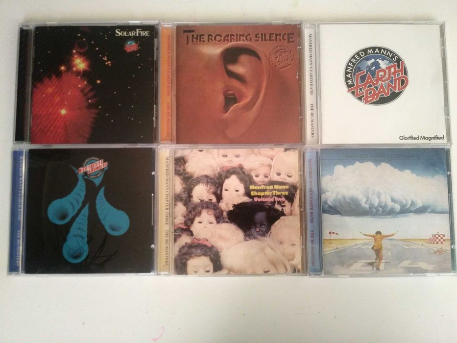 MANFRED MANN'S EARTH BAND - płyty CD - wydania - nowsze i starsze AAD