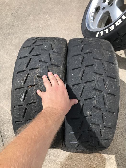 2x Pneus Rally Semi-slicks 17 Pirelli muito bom estado