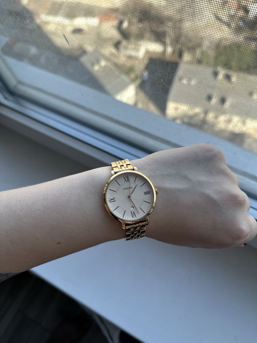 Годинники fossil es3434 жіночі золотистого коляру
