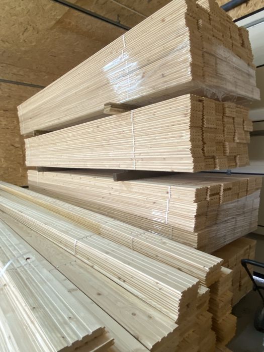 Deska elewacyjna półbal, płaska, rhombo, tarasowa, podbitka, impregnacja PRODUCENT