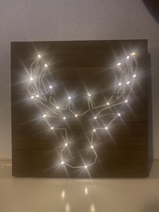 Quadro com luz de presença