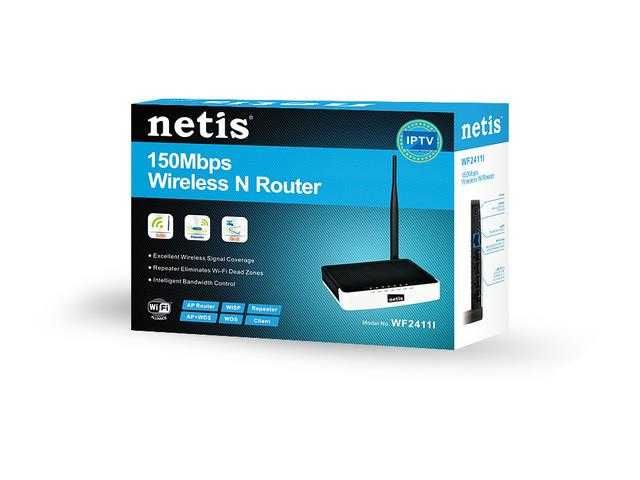 Router Netis WF2411i 802.11b, 802.11g, 802.11n (Wi-Fi 4)