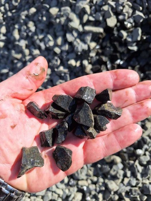 Grys czarny grafitowy bazaltowy, bazalt diabaz żwir ozdobny Kraków