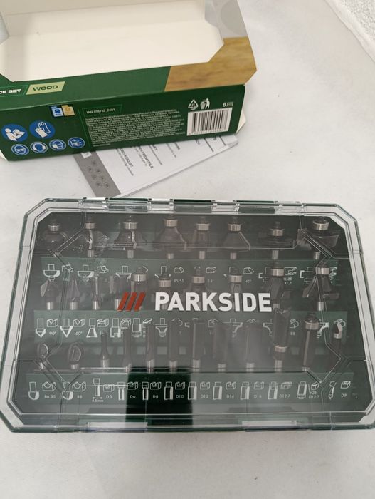 Набір фрез по дереву Parkside PFB 30 8мм (30 шт) з Німеччини, фрези